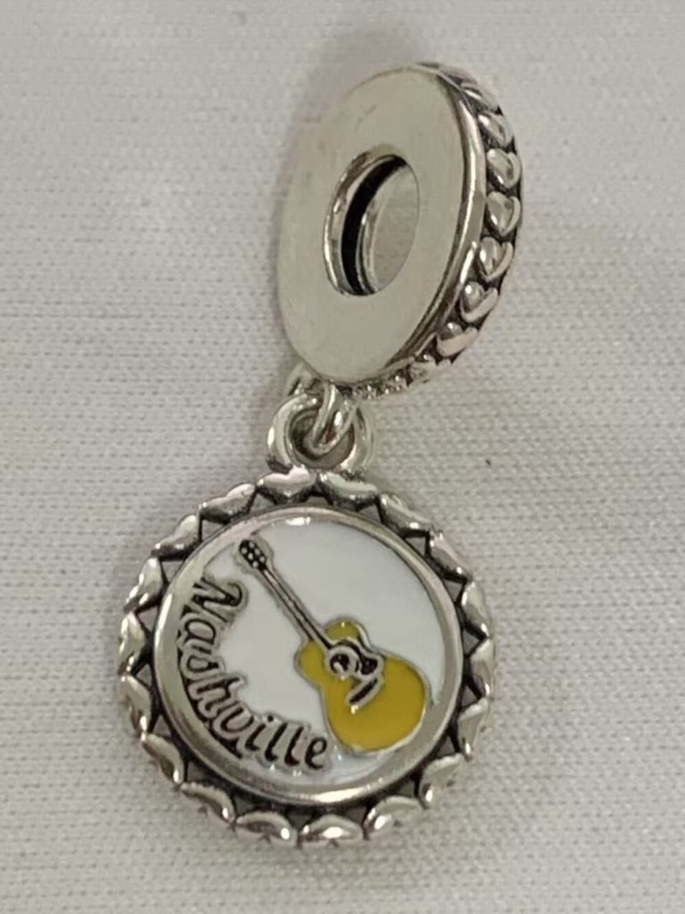 Pandora Nashville Tennessee Style Exclusive Charm Pendant, S925 Silver Jewelry